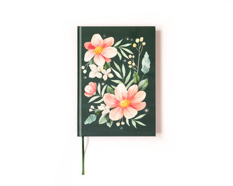 Chaukiss Deník A5 květinový (linkovaný)