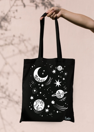 Chaukiss Plátěná taška - noční obloha