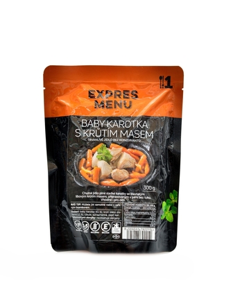 Expres menu - Baby karotka s krůtím masem (SCD) 300g