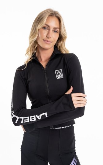 Dámská cyklistická mikina Dopamina Black - LABELLAMAFIA - Velikost: S