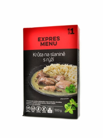 Expres menu - KM Krůta na slanině s rýží 500g