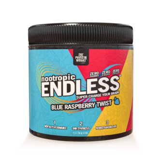 Endless Nootropic - The Protein Works - modrá malina twister - 300 g
