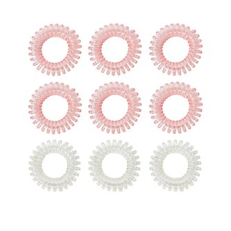 Set spirálových gumiček do vlasů pink - BeastPink