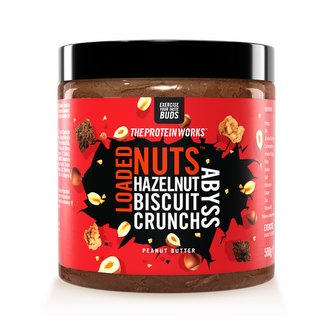 Arašídové máslo Loaded Nuts - The Protein Works - brownie deep choc dive - 500 g
