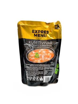 Expres menu - Kuřecí vývar se zeleninou (SCD) 600g