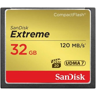 SanDisk Compact Flash Extreme UDMA7 paměťová karta 32GB