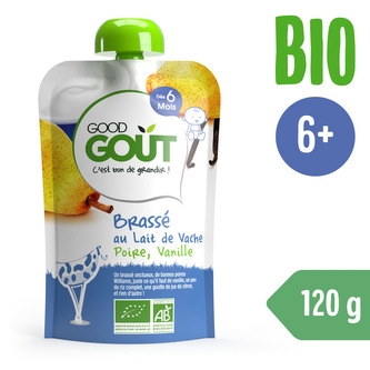 Good Gout BIO Vanilkový jogurt s hruškou (90 g)