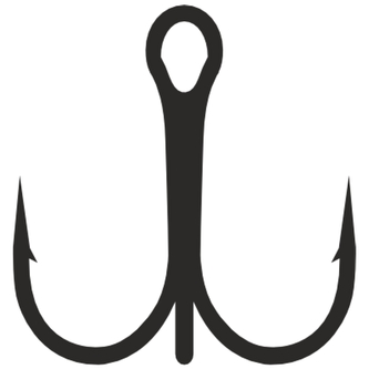 Trojháček 10 černý 10ks