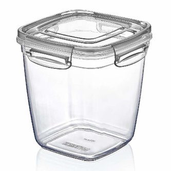 Dóza 0,575L čtverec vysoká s těsněním  LOCK&FRESH;