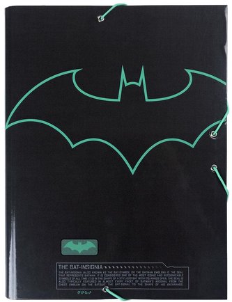 A4 složka na sešity DC Comics: Batman Bat Logo (24 x 34 x 4 cm)