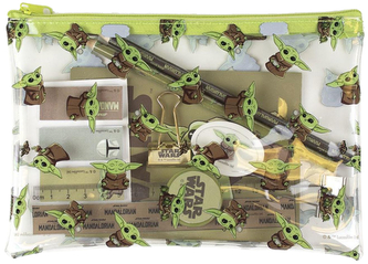 Set školních potřeb Star Wars|Hvězdné války: TV seriál The Mandalorian Grogu (22 x 14 cm) Set školních potřeb Star Wars|Hvězdné války: TV seriál The Mandalorian Grogu (22 x 14 cm)