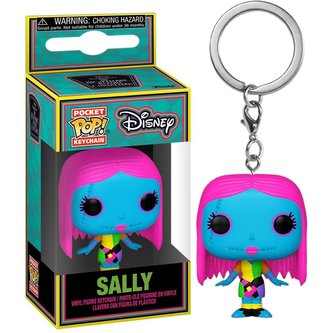 Funko POP Keychain: The Nightmare Before Christmas - Sally (BlackLight edition)