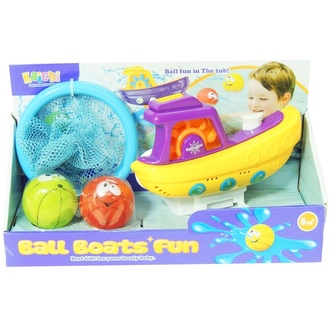 Parník s loptičkami do vane