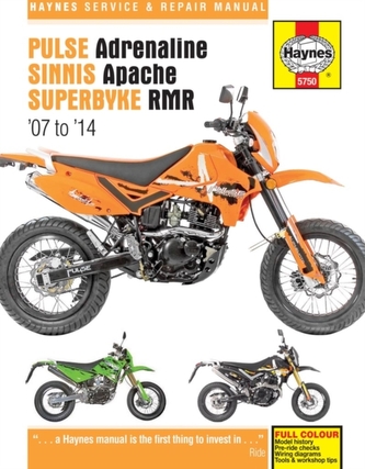 Pulse Adrenaline, Sinnis Apache, Superbyke RMR (07 - 14)