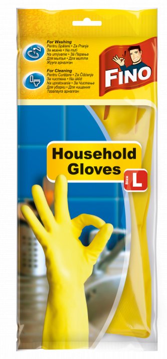 FINO Rukavice úklidové - L