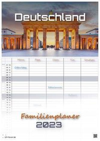 Deutschland - eine Reise zu bezaubernden Landschaften und Sehenswürdigkeiten - 2023 - Kalender DIN A3 - (Familienplaner)