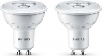 Sada 2xLED žárovka Philips Spot WW 3.5-35W GU10 827 36D 2pack 2700K