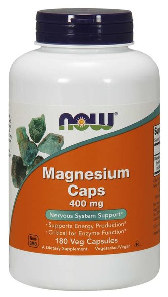 Magnézium 400 mg - NOW Foods - 180 kaps.