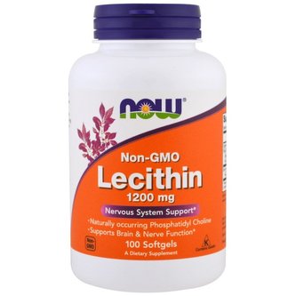 Lecitin 1200 mg - NOW Foods - 200 kaps.