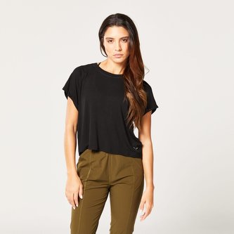 Dámské tričko Code Oversized Black - SQUATWOLF - Velikost: M