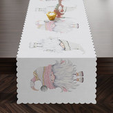 Ubrus - běhoun na stůl GNOM růžová 38x160 cm Mybesthome