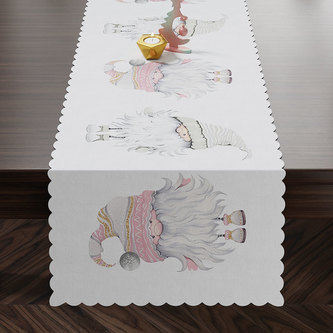 Ubrus - běhoun na stůl GNOM růžová 38x160 cm Mybesthome