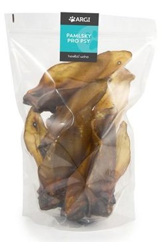 Pochoutka sušená ARGI ucho hovězí balené 10ks