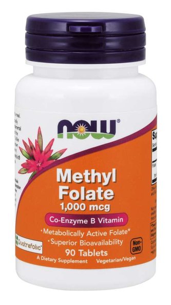 Methyl Folát - NOW Foods - 90 tab.