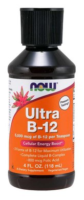 Vitamín B-12 Ultra liquid - NOW Foods - 118 ml