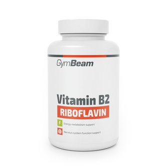 Vitamin B2 (Riboflavin) - GymBeam - 90 kaps.