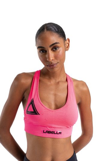 Sportovní podprsenka Highlight Pink - LABELLAMAFIA - Velikost: M