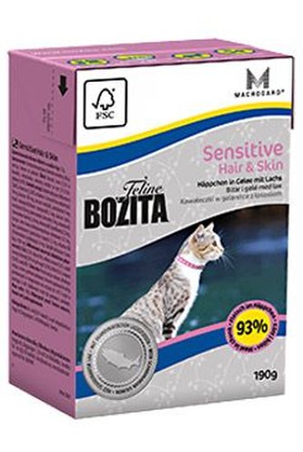 Bozita Cat Hair & Skin - Sensitive TP 190g