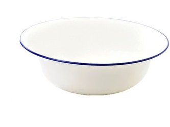 umyvadlo smalt pr.45cm 12l BÍ/MO lem