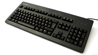 Klávesnice Cherry G80-3000LPCDE-2, KEY, USB&PS/2, tmavá, DE