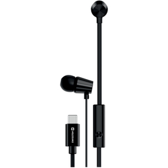 Sluchátka SWISSTEN Metal Dynamic USB-C YS500