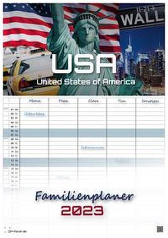 USA - eine Reise durch die Vereinigten Staaten - dem Land der unbegrenzten Möglichkeiten - 2023 - Kalender DIN A3