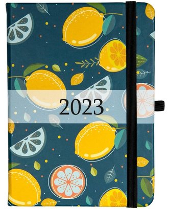 Kalendarz 2023 B6 tyg. Hip hop cytryna ELEFANT