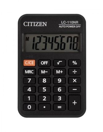 Kalkulator Citizen LC-110NR czarny