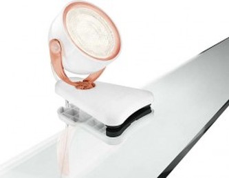 BODOVÁ LED LAMPIČKA S KLIPEM 53231/32/16 bílo-červená 1x3W