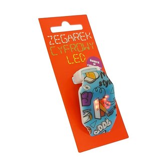 Zegarek cyfrowy LED hobby