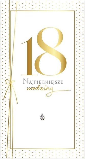 Karnet PM-191 Urodziny 18