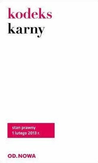 Kodeks karny luty 2013