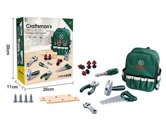 Zestaw narzędzi w plecaku materiałowym