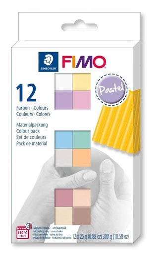 FIMO® soft sada 12 barev 25 g PASTEL
