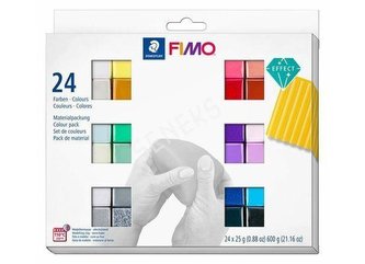 FIMO® efekt sada 24 barev 25g