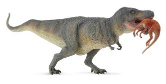 Dinozaur Tyrannosaurus Rex z ofiarą Dinozaur Tyrannosaurus Rex z ofiarą