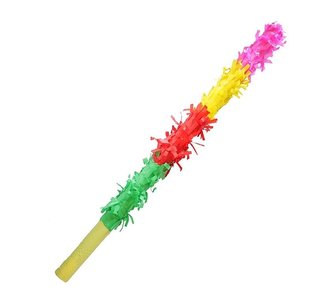 Barevná tyč na rozbijení piňaty 50 cm