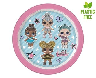 Talerzyki papieroweLOL Surprise 18cm 8szt