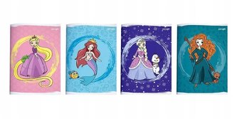 Zeszyt A5/16K trzy linie Księżniczki (20szt)