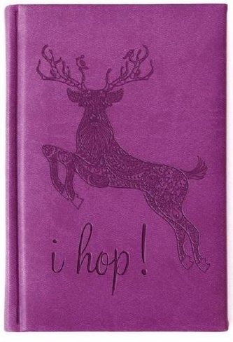 Notes B6 Vivella 02 - Renifer fioletowy